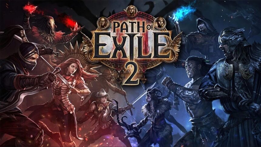 Imagem mostra um banner do game Path of Exile
