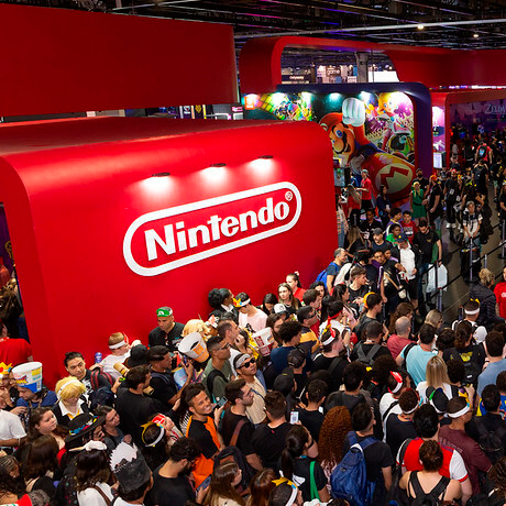 Imagem mostra estande da Nintendo na BGS 2025